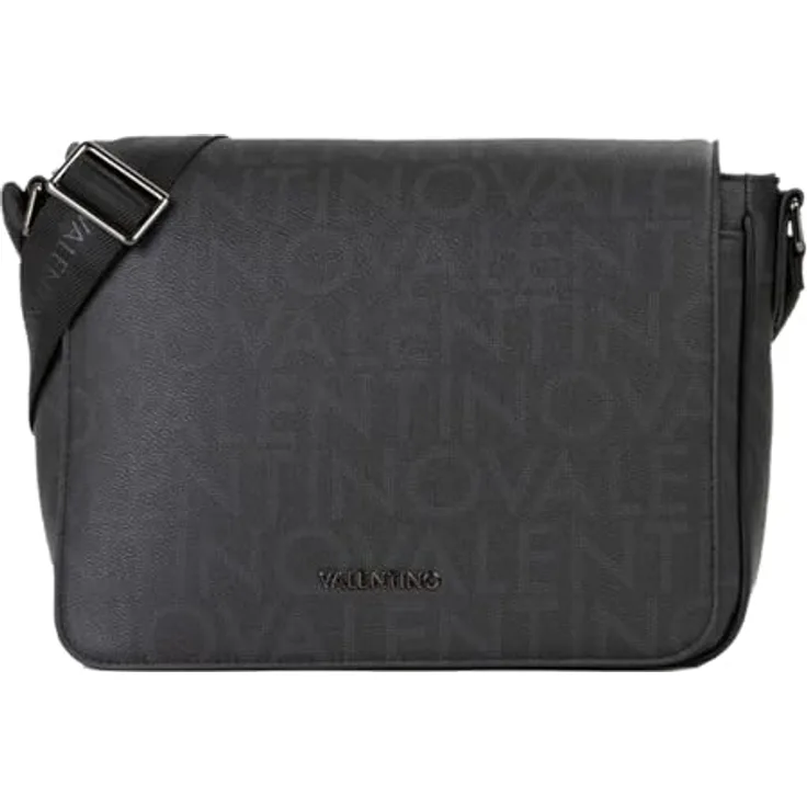 Valentino King RE Messenger, 32 cm Laptop-Tasche aus 100% Polyurethan, schwarz