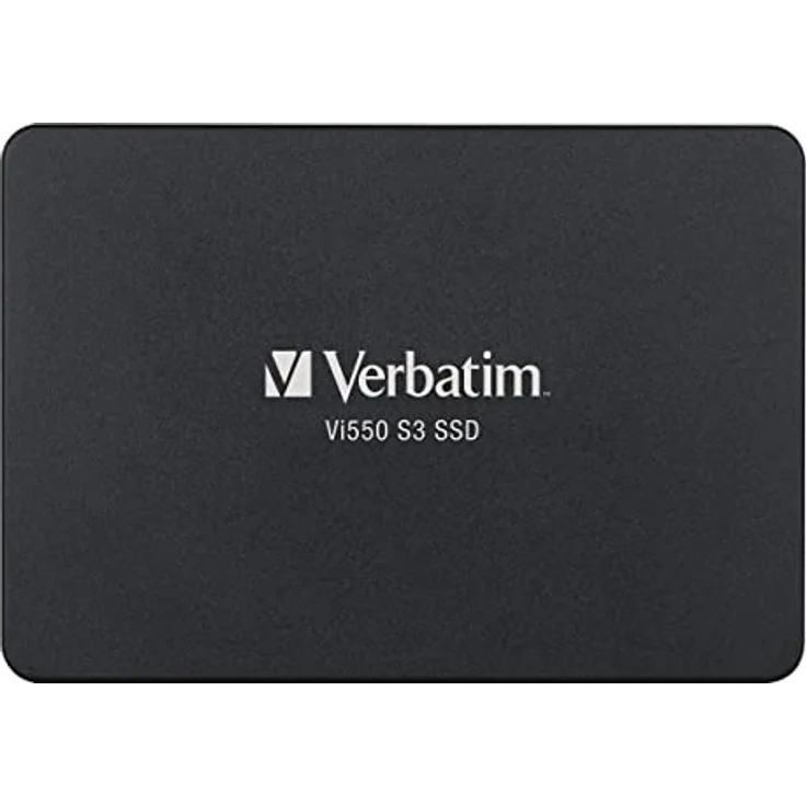 Verbatim Vi550 S3 SSD, internes SSD-Laufwerk mit 2 TB Datenspeicher, Solid State Drive mit 2,5'' SATA III Schnittstelle und 3D-NAND-Technologie, schwarz – Bild 1