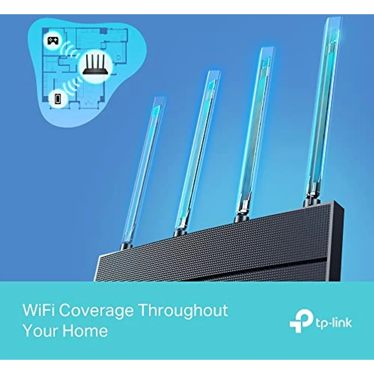 TP-Link Archer AX18 Wi-Fi 6 Router, Dualband AX1500, 4 Gigabit-Ports, WPA3, Kindersicherung, Gast-Netzwerk – Bild 5