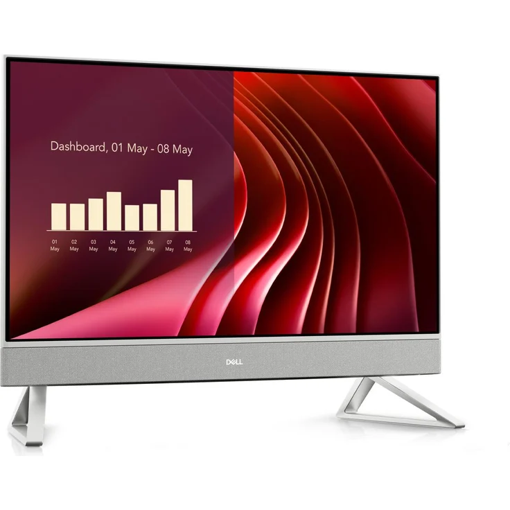 Dell EC24250 All-in-One-PC, Intel Core i5, 23,8" Full HD, 16 GB RAM, 512 GB SSD, Windows 11 Pro, Wi-Fi 6E, Weiß
