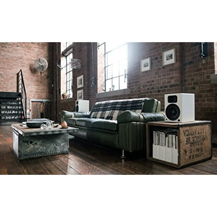 wavemaster TWO PRO white Regallautsprecher-System (110 Watt) mit Bluetooth-Streaming, digitalen Anschlüssen und IR-Fernbedienung Aktiv-Boxen Nutzung für TV-Tablet-Smartphone, mattweiß (66351) Regallautsprecher - 110 Watt - weiß – Bild 3