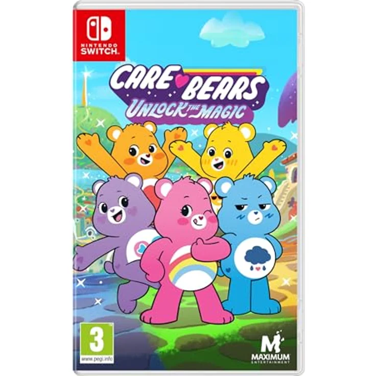 Maximum Entertainment Care Bears Unlock the Magic Switch, Nintendo Switch Spiel mit über 200 Levels und Sammelstickern – Bild 1