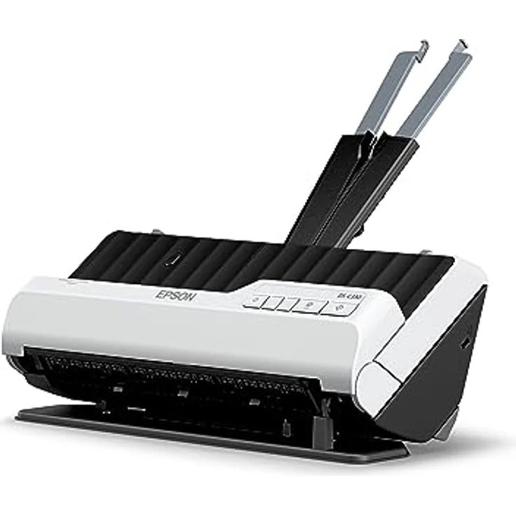 Epson Premium Scanner DS-C490, kompakter A4 Business Scanner mit geringem Stromverbrauch, Duplex-Einzugscanner mit vielseitiger Medienverarbeitung, schwarz/weiß – Bild 4