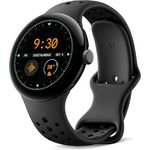 Google Pixel Watch 3 (45 mm) – Matte Black Gehäuse, Obsidian Armband, WLAN