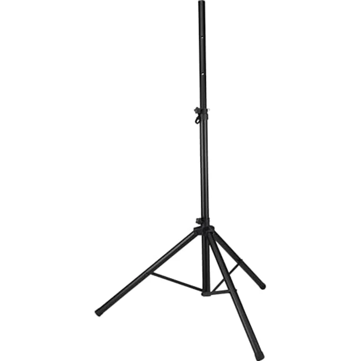 Pronomic SPS-1S Boxenstativ Stahl, Lautsprecherständer mit stabiler Dreibein-Konstruktion, höhenverstellbar von 120-193 cm, max. Belastbarkeit 50 kg, schwarz – Bild 1