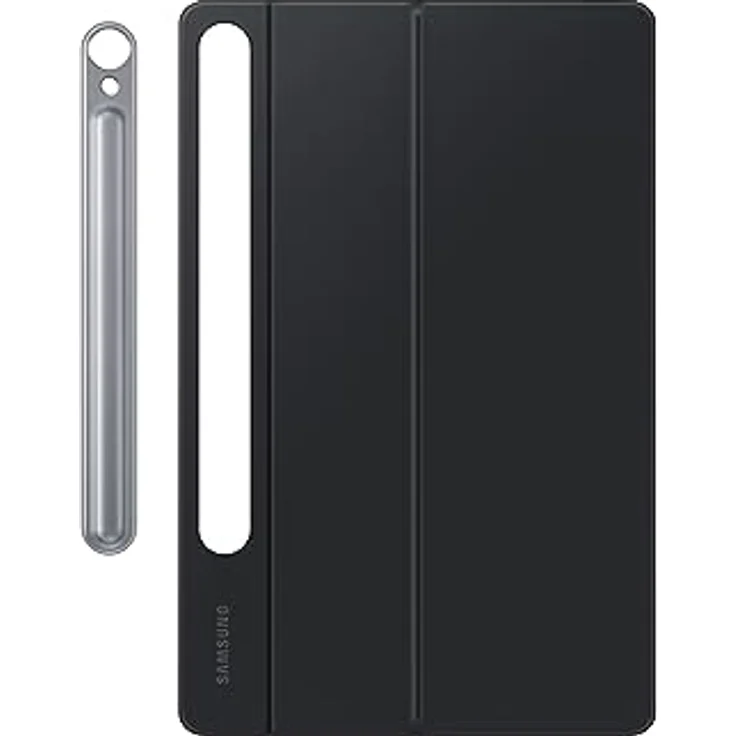 Samsung Book Cover Keyboard EF-DX715 für das Galaxy Tab S9 / Tab S9 FE, Zweiteiliges Tablet Keyboard, Tastatur, QWERTZ-Tastatur, Funktionstasten, POGO-Pin Anschluss, Touchpad, S Pen Fach, Black – Bild 4