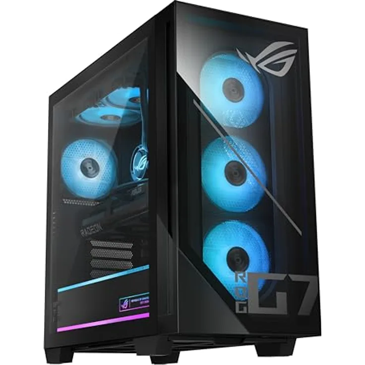 ASUS ROG G700 GM700TZ-R9800X283W, Gaming-Desktop mit AMD Ryzen 7 9800X3D, 32 GB DDR5, 2 TB SSD, schwarz