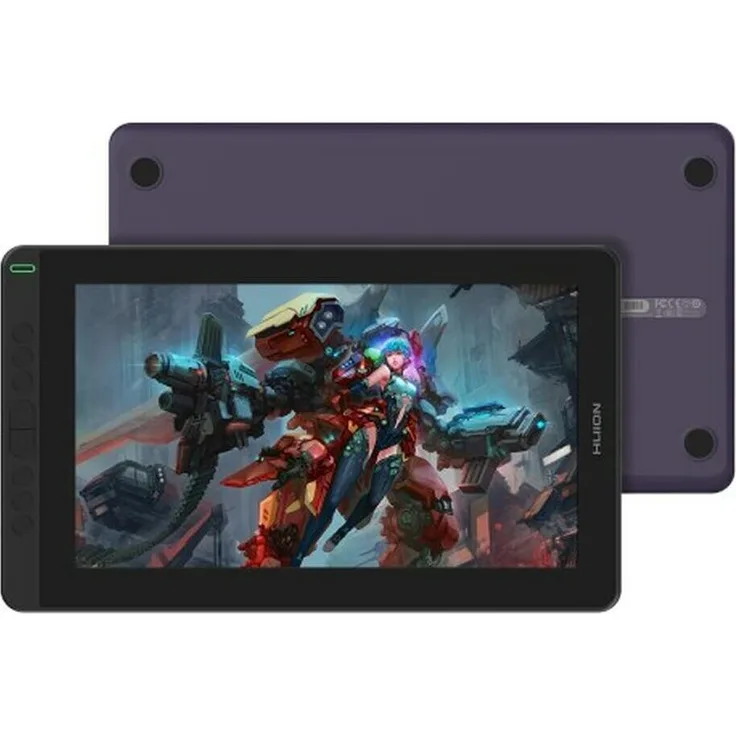 HUION Tablet graficzny Kamvas 13 Violet, AG-Folie, 120% sRGB-Farbumfang, PW517 ohne Batterie