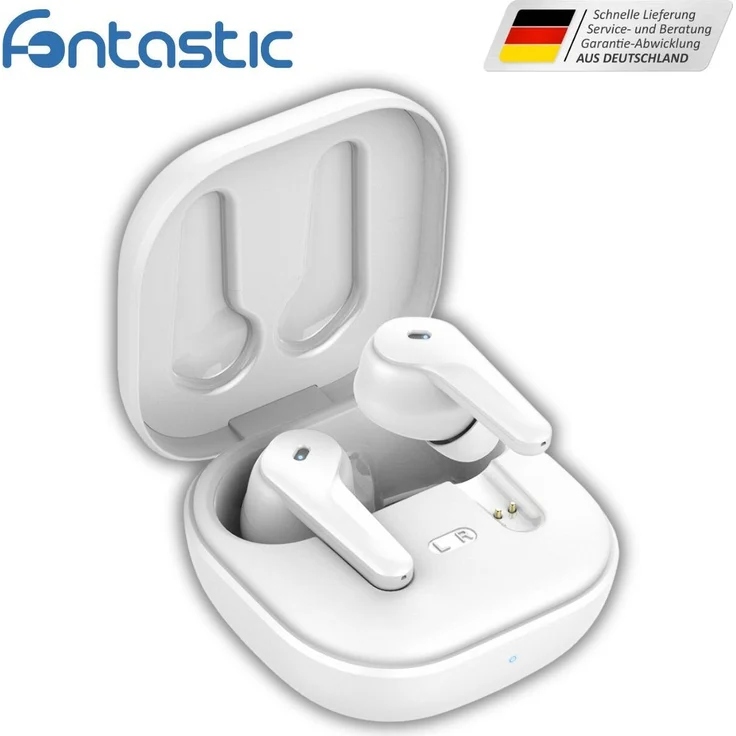 Fontastic TWS In-Ear Kopfhörer Cero weiß mit ANC, ENC und True-Wireless Technologie