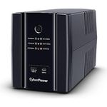 CyberPower UT1500EG Unterbrechungsfreie Stromversorgung (USV) Line-Interaktiv 1,5 kVA 900 W 4 AC-Ausgänge (UT1500EG-FR), Schwarz