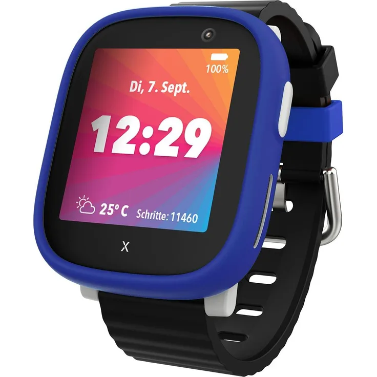 Xplora X6 Play, Smartwatch mit 5 MP Kamera, GPS, 8 GB Speicher, Farb-TFT-Display, blau