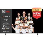 TCL 75T7B 75-Zoll QLED Pro Fernseher, 4K Ultra HD, HDR Pro, Smart TV Unterstützt von Google TV (Dolby & Atmos, Motion Clarity, Freihändige Sprachsteuerung, Kompatibel mit Google Assistant & Alexa) in Mineral Black