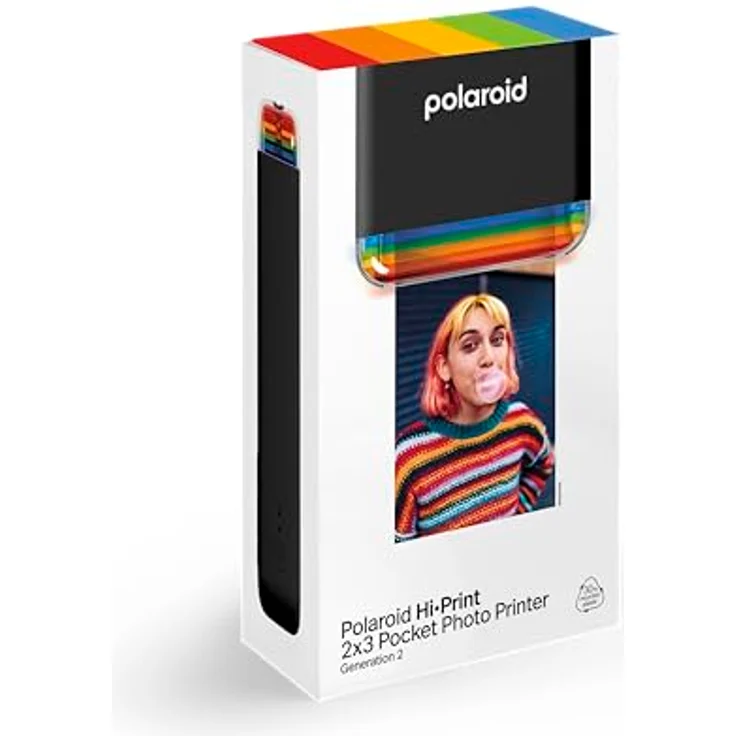 Polaroid Hi-Print 2nd Generation Dye-Sub-Drucker, Bluetooth-verbunden, Schwarz – Bild 2