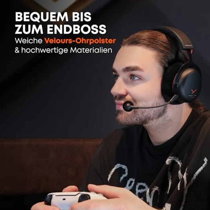 BEYERDYNAMIC MMX 150, Over-ear Gaming Headset, Bluetooth 5.3, 50 Stunden Akkulaufzeit, Schwarz – Bild 4
