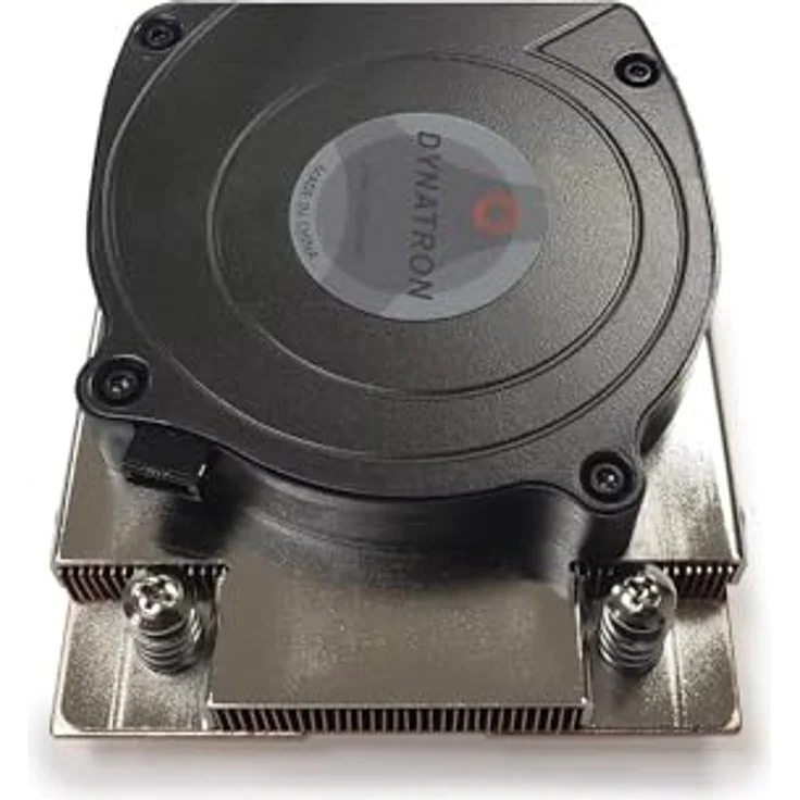 Dynatron A45, CPU Kühler für AMD AM4/AM5, 1U Bauweise, Kupfer mit Dampfkammer, max. TDP 105 W, Schwarz – Bild 4