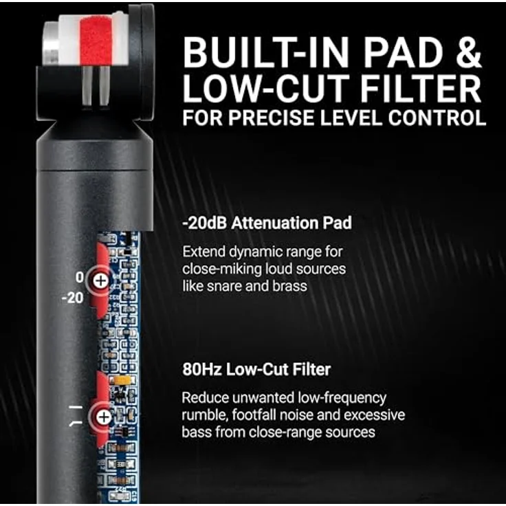 sE ELECTRONICS sE7 sideFire, Kondensatormikrofon für Pro Audio mit ausgewogener Verarbeitung – Bild 4