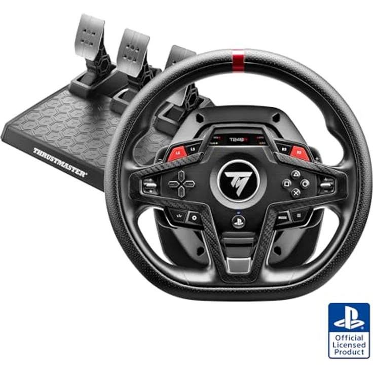 THRUSTMASTER T248R, Gaming-Lenkrad mit T-HD Force Feedback, 25 Tasten, ergonomischem Design, für PS5, PS4 und PC – Bild 1