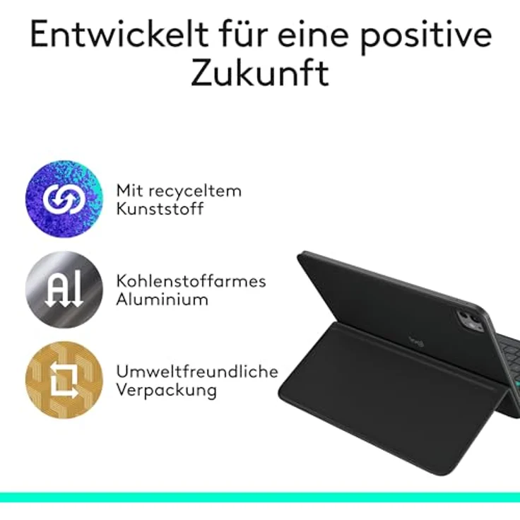 Logitech 920-013397, Tablet Tastatur mit deutscher Tastenbelegung – Bild 9