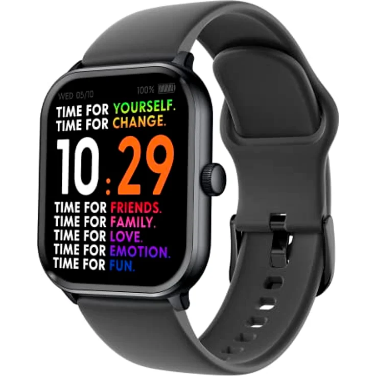 Ice-Watch - ICE smart Black - Schwarze Smartwatch für Herren/Unisex mit Silikonarmband - 021409 (1,85") – Bild 2