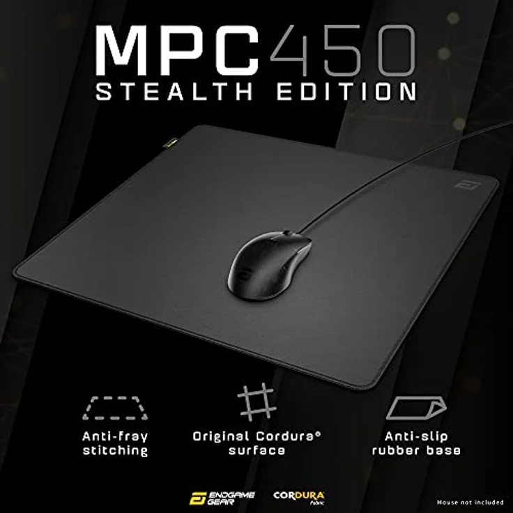 Endgame Gear MPC450 Cordura Gaming Mauspad STEALTH EDITION - schwarz – Bild 3