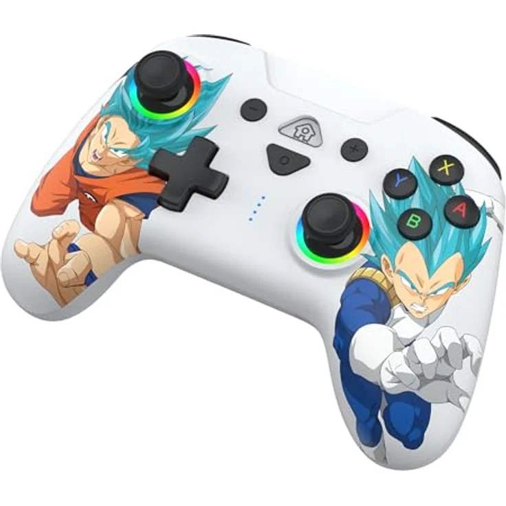 Subsonic Goku vs Vegeta, Wireless Controller für Nintendo Switch mit LED-Beleuchtung, programmierbaren Tasten und Bewegungssensoren – Bild 4