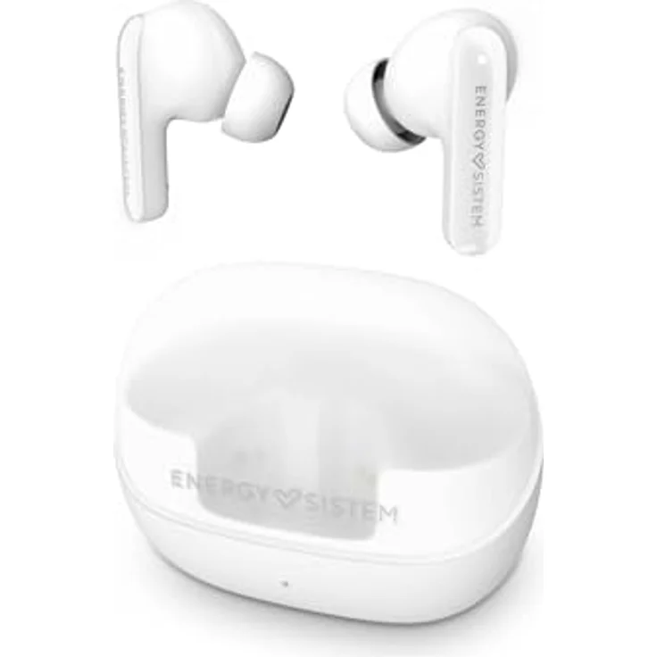 Energy Sistem Serenity ANC, True Wireless Earphones mit aktiver Geräuschunterdrückung und integriertem Mikrofon, kabellos, Weiß – Bild 1