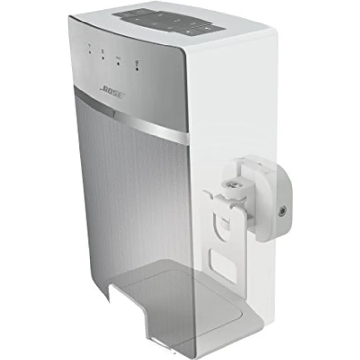 Hama Wandhalterung (für Bose SoundTouch 10-Bose SoundTouch 20 Lautsprecher, schwenkbar, Easy-Fix-System, Lautsprecherhalter) weiß – Bild 4