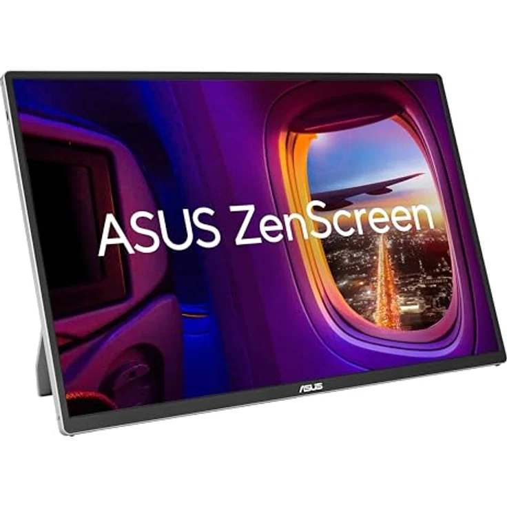 ASUS ZenScreen OLED MQ16FC, Tragbarer Monitor 16 Zoll WUXGA (1920 x 1200), OLED-Panel, 95% DCI-P3, Power Pass Through, Auto Rotate, USB Typ-C, mini-HDMI, Flicker Free, Low Blue Light – Bild 1