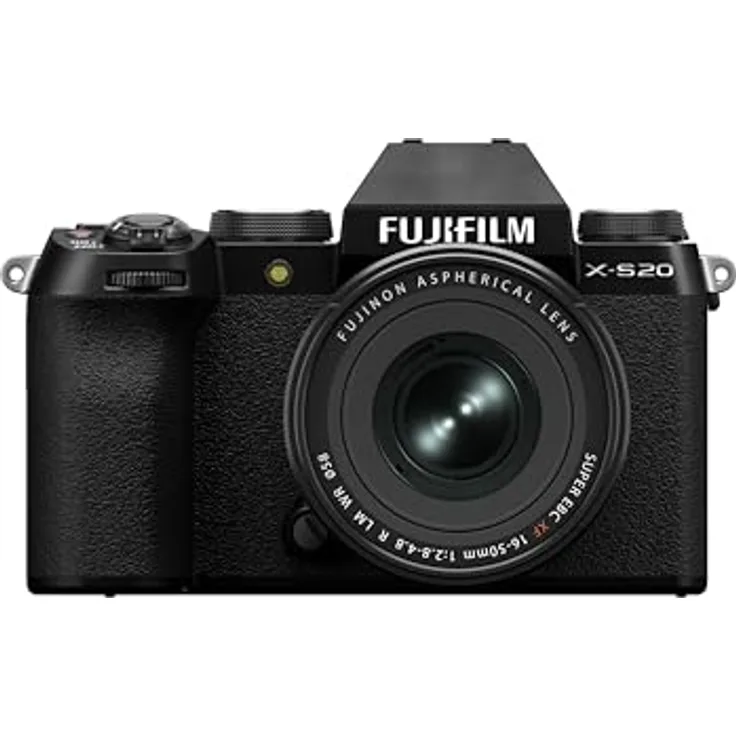 Fujifilm X-S20 - XF16-50mm Systemkamera mit X-Trans CMOS 4 Sensor, integrierter Fünf-Achsen-Bildstabilisierung, und 6,2K-30p Videofunktion