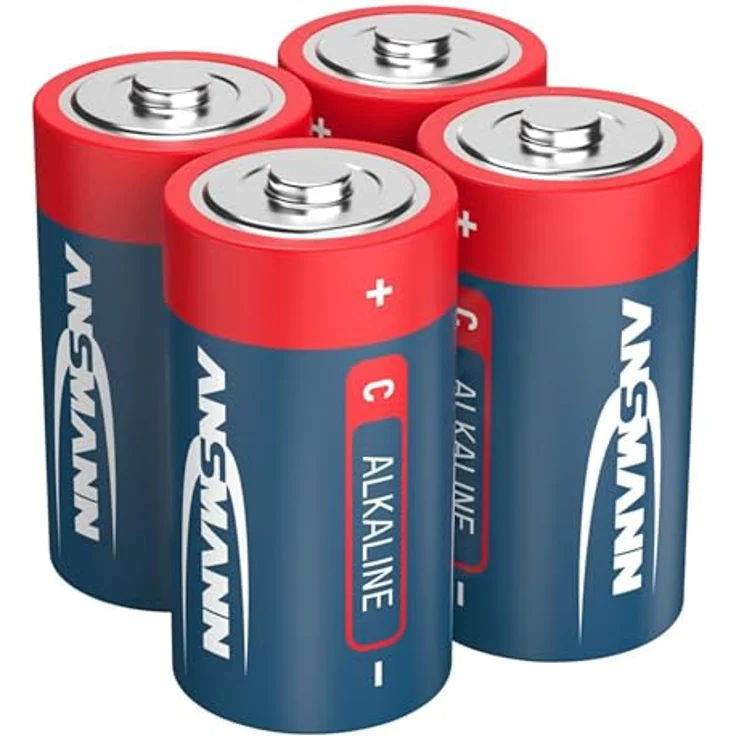 ANSMANN Batterien Baby C LR14 4 Stück 1,5V - Alkaline Batterie langlebig & auslaufsicher - Ideal für Spielzeug, LED Taschenlampe, Radio, Modellbau uvm – Bild 2