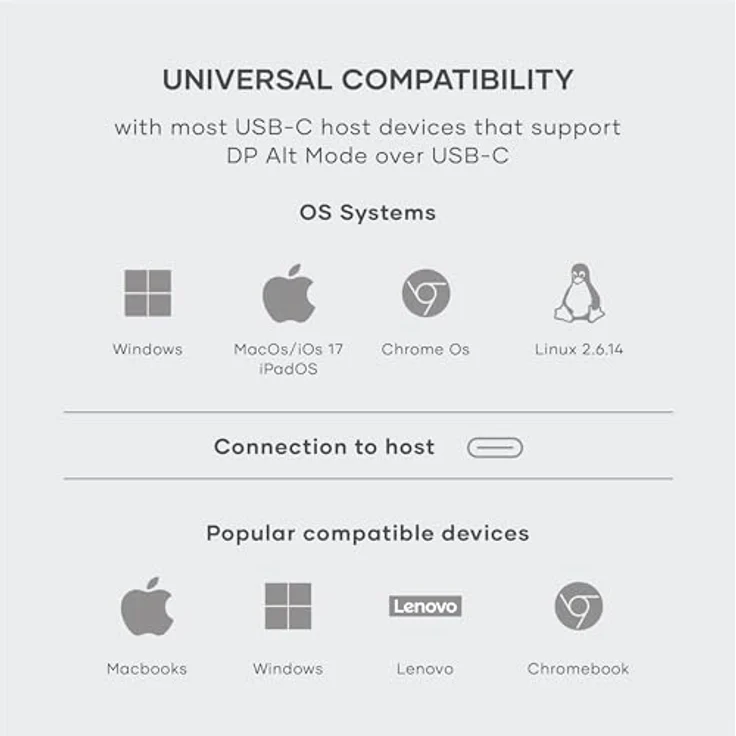 Satechi USB-C zu HDMI 2.1 8K Kabel, 2 m, mit Aluminiumgehäuse, schwarz-silber, unterstützt 8K/60Hz und 4K/120Hz – Bild 4