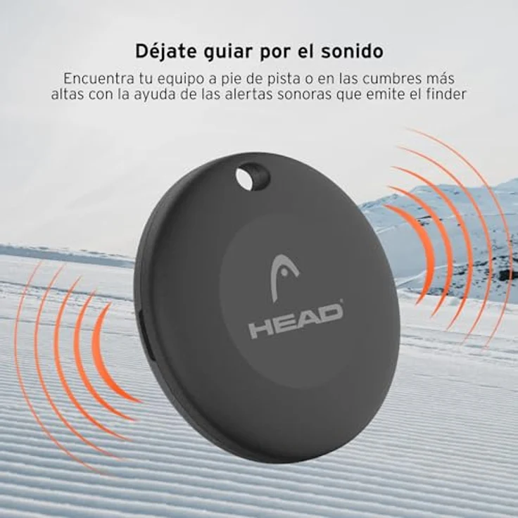 Head Ski & Snowboard Finder, Tracker mit Echtzeit-Standort, kompatibel mit iPhone, Schwarz – Bild 7