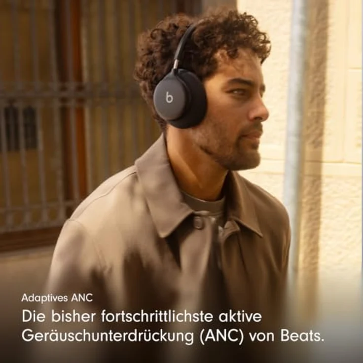 Beats 360, Over-Ear Kopfhörer mit Geräuschunterdrückung, schweiß- und wasserbeständig, schwarze Performance-Polster aus Strickgewebe – Bild 5