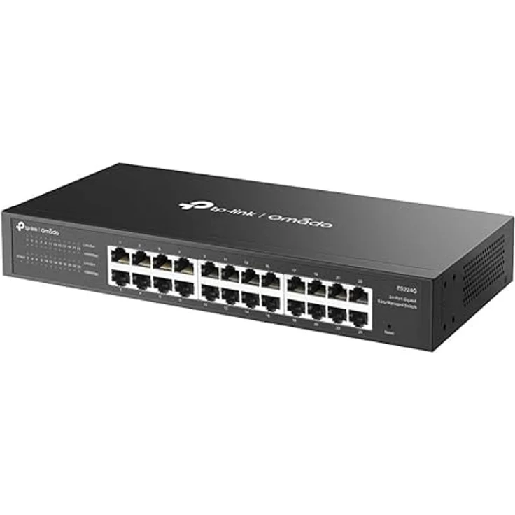 TP-Link Omada ES224G, 24-Port Gigabit Managed Switch mit Layer 2 Switching und QoS, Schwarz – Bild 3