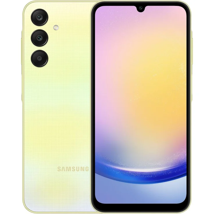 Samsung Galaxy A25 5G Smartphone, Simlockfrei ohne Vertrag, 256 GB, Gelb – Bild 1