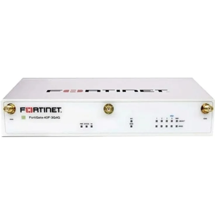 Fortinet FortiGate 40F-3G4G Netzwerksicherheits-Appliance, Firewall mit SSL-Verschlüsselung, Gigabit-Ethernet-Port, Desktop-Installation