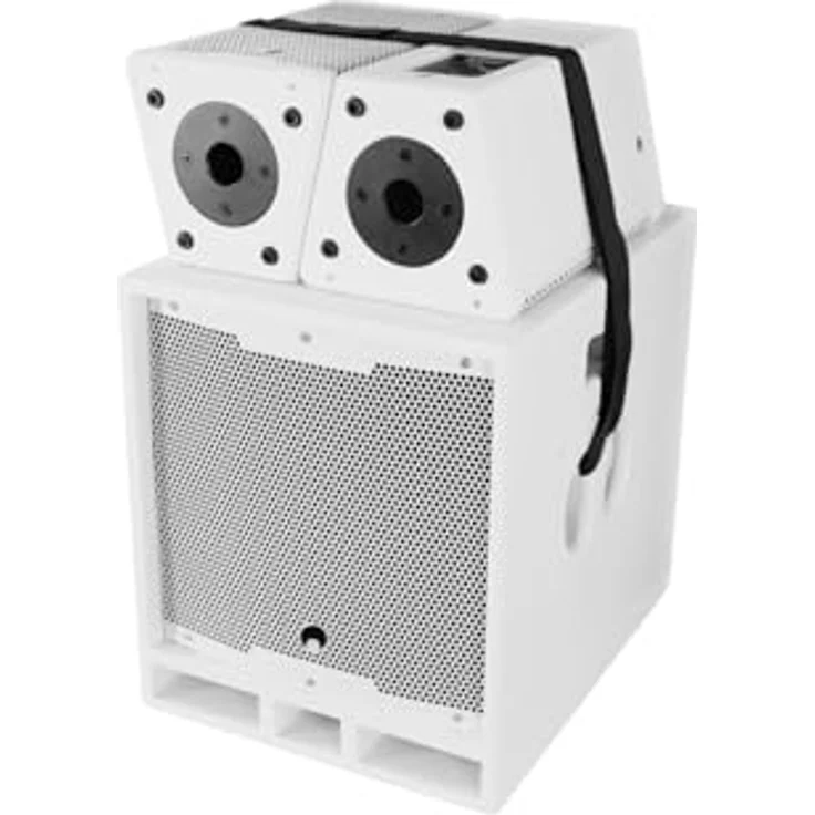 Omnitronic MAXX-1206DSP 2.1 Aktiv-System, PA Lautsprecher in weiss – Bild 2