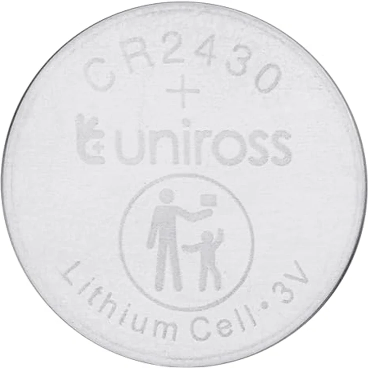 UNiROSS Lithium Button CR2430 3V - SP5, Premium Knopfzelle für langlebige Energieversorgung – Bild 8