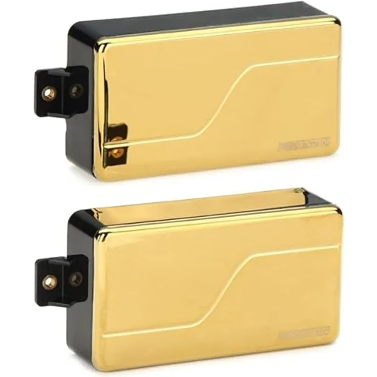 FISHMAN Fluence Modern Humbucker Pickup Set für E-Gitarren, aktiv, 3-ways, Gold, Alnico, Hals und Stegposition