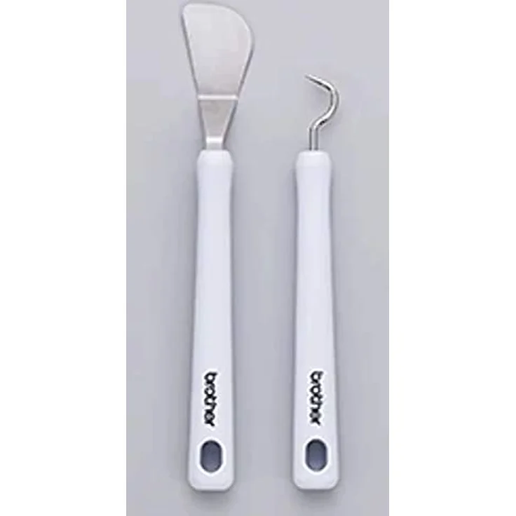 Brother Spatel und Haken Set für ScanNCut, präzises Zubehör zur Verwendung mit der Brother Scanner-Schneidemaschine, 18,5 cm und 16 cm Länge – Bild 2