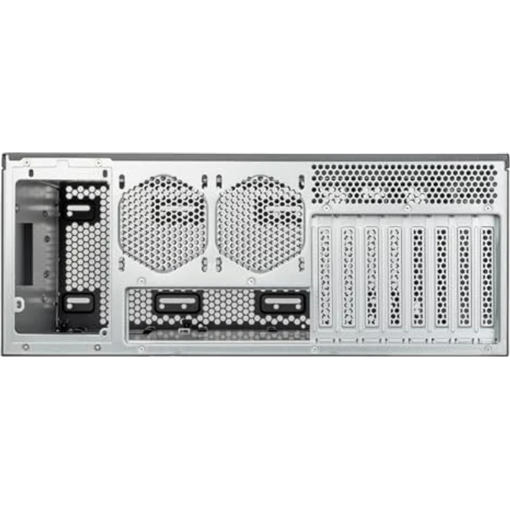 Silverstone Technology RM4A, 4U Rackmount-Servergehäuse mit 360-mm-Radiator-Kompatibilität, 8 PCI-Steckplätzen, USB Type-C – Bild 4