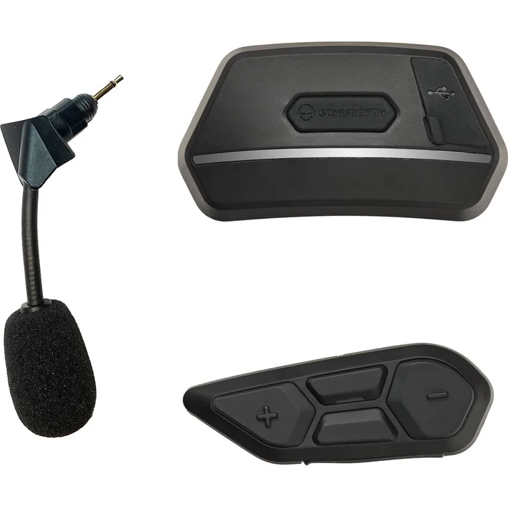 Schuberth SC2 Standard Kommunikationssystem, 4-Wege-Intercom mit Bluetooth 5.1, bis zu 1 km Reichweite, kompatibel mit Schuberth Helmen