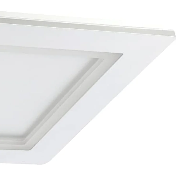 EGLO connect.z Smart Home LED Deckenleuchte Padrogiano-Z, ZigBee, App und Sprachsteuerung Alexa, dimmbar, RGB, 45 x 45 cm, Weiß – Bild 3
