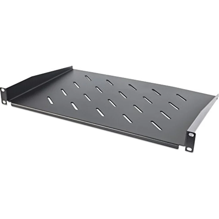 Intellinet 48,30cm (19) Cantilever Shelf - Rack - Regal - Schwarz, RAL 9005 - 1U - 48.3 cm (19) – Bild 2
