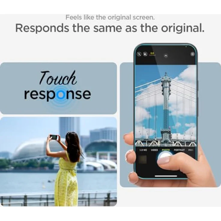 Spigen Glas.tR EZ Fit Schutzfolie kompatibel mit Google Pixel 9a, 2 Stück, Kratzfest, Kristallklar, 9H Härte Folie – Bild 4