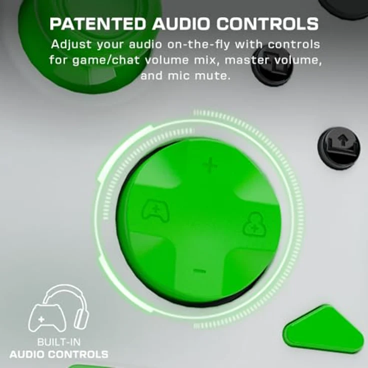 Turtle Beach REMATCH CORE - Wireless Controller für Xbox Series X, anpassbare Impuls-Trigger, ergonomisches Design, Weiss-Grün – Bild 2