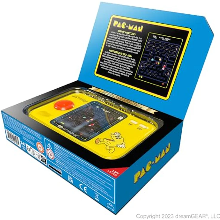 ATARI PAC-MAN Pocket Player Pro, tragbare Konsole mit klassischem PAC-MAN Spielspaß – Bild 7