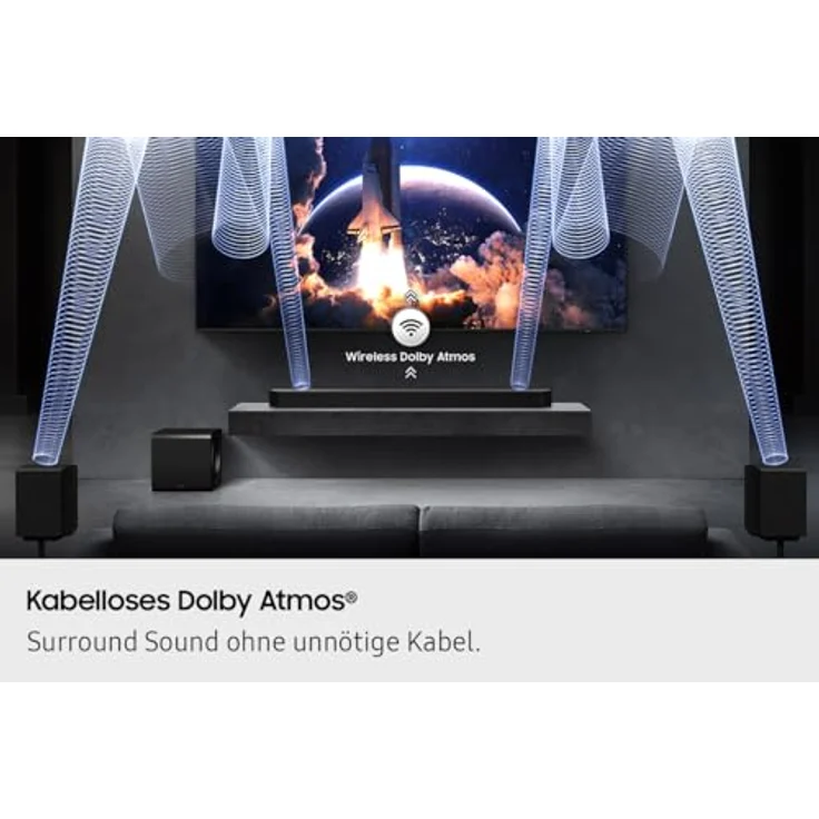 Samsung Q-Serie Soundbar HW-Q995GF 11.1.4-Kanal Subwoofer & Rücklautsprecher (2025) Black – Bild 7