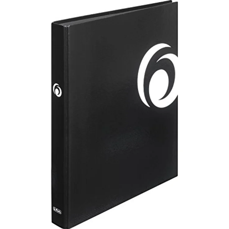 Herlitz Präsentationsordner, Ringbuch maX.file Fresh Colour 2-Ring A4 schwarz – Bild 2