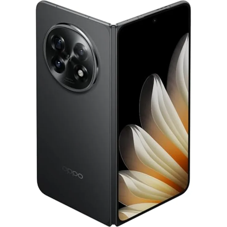 OPPO Find N5 5G, Smartphone mit 16GB RAM, 512GB Speicher, faltbarem AMOLED-Display, Dual-SIM, Cosmic Black